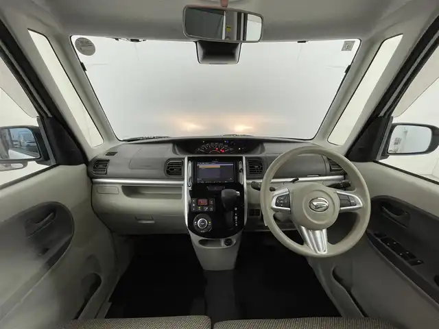 ダイハツ タント G SA Ⅲ 群馬県 2017(平29)年 7.2万km パールホワイトⅢ 禁煙車　社外７型ナビ　CD DVD　USB　BT　フルセグ　両側パワースライドドア　バックカメラ　衝突軽減システム　オートマチックハイビーム　コーナーセンサー　シートヒーター　電動格納ミラー