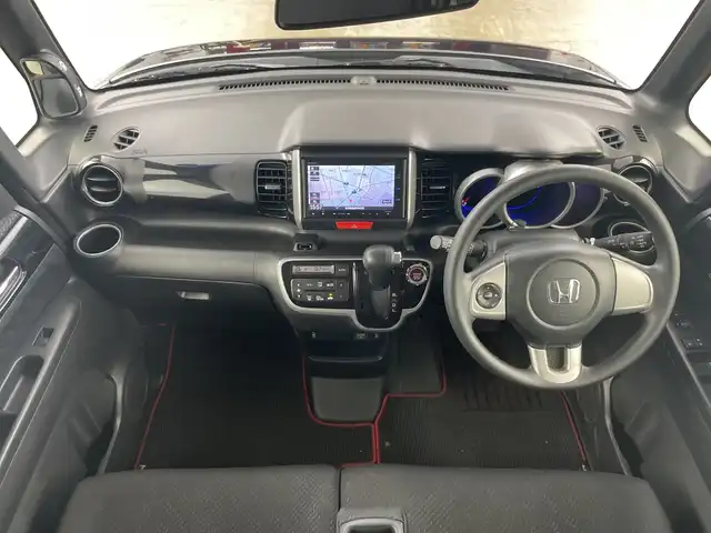 ホンダ Ｎ ＢＯＸ カスタム SSパッケージ 愛知県 2014(平26)年 7.2万km プレミアムゴールドパープルパール 純正8インチナビ/（AM/FM/地上D/BT/CD/DVD）/バックカメラ/シティブレーキアクティブシステム/ETC/前席シートヒーター/両側パワースライドドア/純正14インチAW/プッシュスタート/スマートキー/スペアキー有/横滑り防止機能/電動格納ミラー/純正フロアマット/LEDヘッドライト/フロントフォグ/ドアバイザー/ステアリングスイッチ