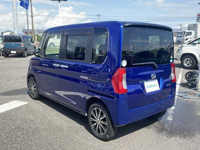 ダイハツ タント X VS SAⅢ 新潟県 2019(平31)年 2.9万km ディープブルークリスタルマイカ 純正SDナビ/(BT/AM/FM/CD/DVD/フルセグTV)/バックカメラ/全方位カメラ/両側パワースライドドア/ドライブレコーダー(前方)/シートヒーター(運転席)/純正アルミホイール/純正フロアマット/ABS/横滑り防止装置/コーナーセンサー/レーンキープアシスト/盗難防止装置/オートマチックハイビーム　/衝突被害軽減システム/LEDヘッドライト