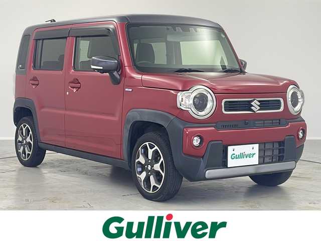 スズキ ハスラー HYBRID X 茨城県 2020(令2)年 2.5万km フェニックスレッドパール/ガンメタリック2トーンルーフ メモリーナビ/フルセグ再生可/全方位カメラ/スズキ　セーフティ　サポート/・衝突被害軽減ブレーキ/・先行車発進お知らせ機能/・車線逸脱警報/・ふらつき警報機能/・標識認識機能/前席シートヒーター/純正15インチＡＷ/純正フロアマット/純正ビルトインＥＴＣ/LEDヘッドライト