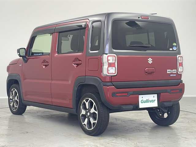 スズキ ハスラー HYBRID X 茨城県 2020(令2)年 2.5万km フェニックスレッドパール/ガンメタリック2トーンルーフ メモリーナビ/フルセグ再生可/全方位カメラ/スズキ　セーフティ　サポート/・衝突被害軽減ブレーキ/・先行車発進お知らせ機能/・車線逸脱警報/・ふらつき警報機能/・標識認識機能/前席シートヒーター/純正15インチＡＷ/純正フロアマット/純正ビルトインＥＴＣ/LEDヘッドライト