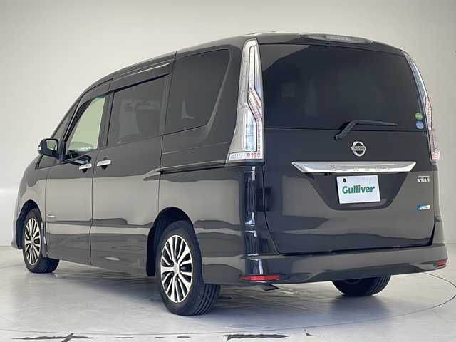 日産 セレナ HWS S HV Vセレ +Sefty 沖縄県 2015(平27)年 8.7万km タイガーアイブラウン 純正8インチナビ(MM514D-L)/（フルセグTV　DVD　Bluetooth）/バックカメラ/ETC/ドライブレコーダー/フリップダウンモニター/クルーズコントロール/両側パワースライドドア/スマートキー/プッシュスタート/ドアバイザー/純正フロアマット/純正16インチアルミホイール/LEDヘッドライト/オートライト