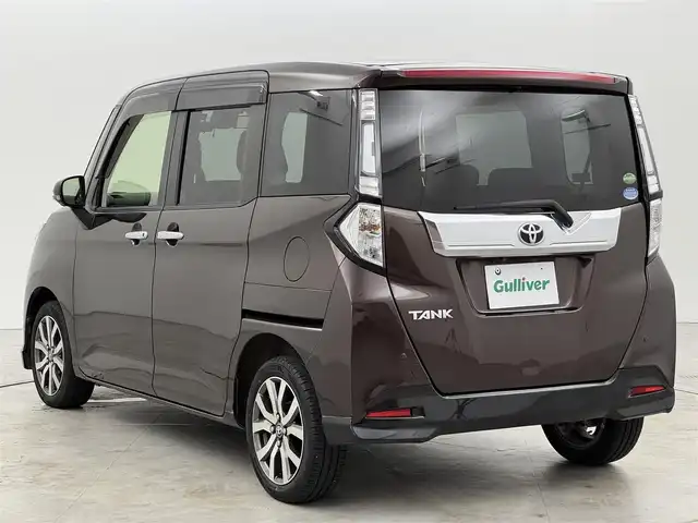 トヨタ タンク カスタムG－T 福岡県 2016(平28)年 7.9万km プラムブラウンパールクリスタルシャイン 純正９型ナビ（フルセグＴＶ）　/全方位カメラ　/ビルトインＥＴＣ２．０　/ドラレコ　/クルーズコントロール　/コーナーセンサー　/衝突被害軽減ブレーキ　/両側電動スライドドア　/純正１５インチＡＷ　/ＬＥＤヘッドライト