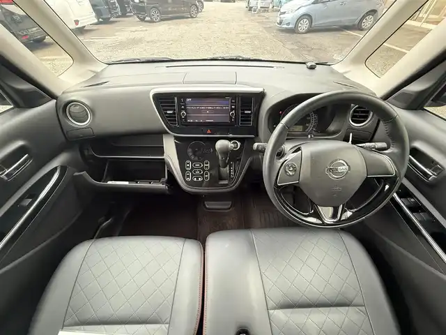 日産 デイズ ルークス ボレロ 千葉県 2018(平30)年 2.6万km アッシュブラウンM 純正SDナビ/(フルセグTV/CD/DVD/Bluetooth)/アラウンドビューモニター/ドライブレコーダー　前/片側パワースライドドア/前後コーナーセンサー/ETC/レーンキープアシスト/純正フロアマット/オートライト/ステアリングスイッチ/スマートキー/スペアキー/プッシュエンジンスタート