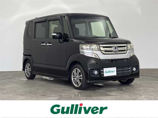 ホンダ Ｎ ＢＯＸ カスタム G Lパッケージ 大分県 2015(平27)年 4.6万km スマートブラック 社外ナビ/（フルセグ/CD/DVD/Bluetooth）/片側パワースライドドア/バックカメラ/ETC/オートリトラミラー/オートライト/ステアリングスイッチ/プッシュスタート・スマートキー/純正アルミホイール/純正フロアマット