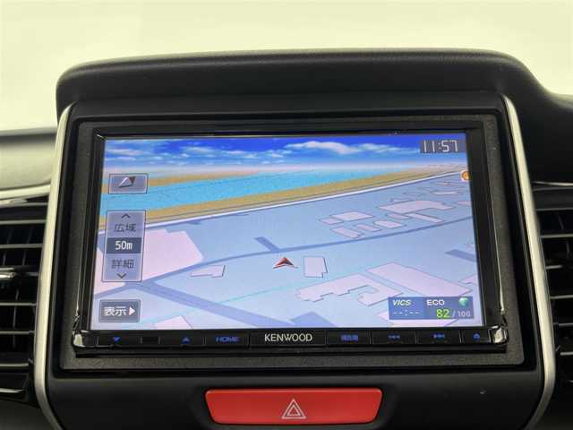 ホンダ Ｎ ＢＯＸ カスタム G Lパッケージ 大分県 2015(平27)年 4.6万km スマートブラック 社外ナビ/（フルセグ/CD/DVD/Bluetooth）/片側パワースライドドア/バックカメラ/ETC/オートリトラミラー/オートライト/ステアリングスイッチ/プッシュスタート・スマートキー/純正アルミホイール/純正フロアマット
