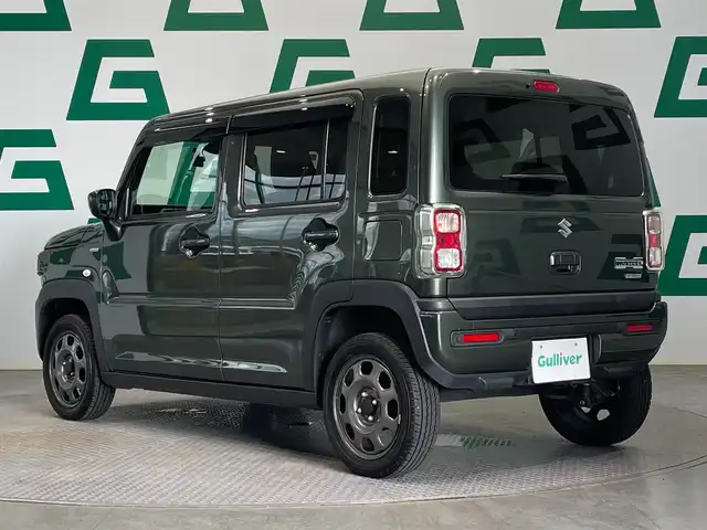 スズキ ハスラー HYBRID G 鹿児島県 2022(令4)年 6.2万km クールカーキPM 社外ナビ（フルセグTV・BTCD・DVD・AM・FM）/スズキセーフティーサポート/デュアルカメラブレーキサポート/車線逸脱警報/標識認識機能/後退時ブレーキサポート/前後誤発信抑制機能/ふらつき警報機能/先行者発信お知らせ/前方ドライブレコーダー/シートヒーター/ビルトインETC/社外フロアマット/ヘッドライトレベライザー/禁煙車