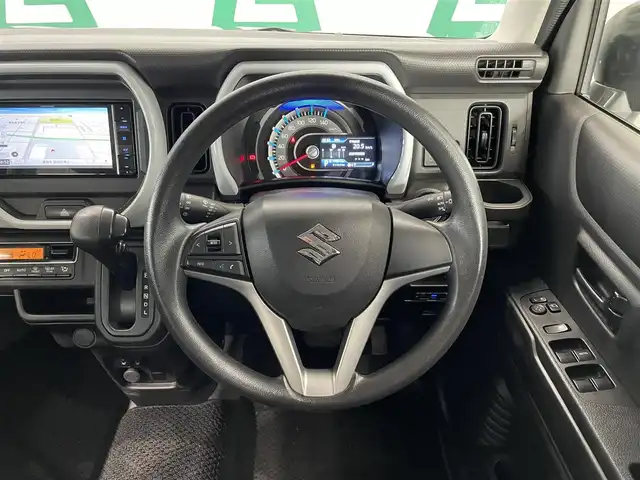 スズキ ハスラー HYBRID G 鹿児島県 2022(令4)年 6.2万km クールカーキPM 社外ナビ（フルセグTV・BTCD・DVD・AM・FM）/スズキセーフティーサポート/デュアルカメラブレーキサポート/車線逸脱警報/標識認識機能/後退時ブレーキサポート/前後誤発信抑制機能/ふらつき警報機能/先行者発信お知らせ/前方ドライブレコーダー/シートヒーター/ビルトインETC/社外フロアマット/ヘッドライトレベライザー/禁煙車
