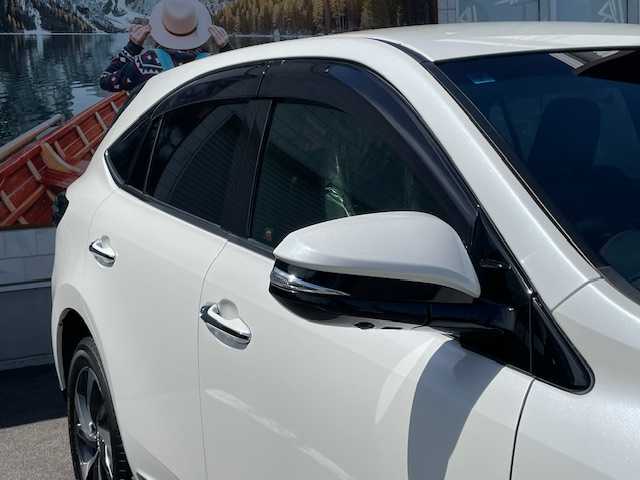 トヨタ ハリアー プログレス 長野県 2017(平29)年 4.4万km ホワイトパールクリスタルシャイン ４WDオートマ/メーカーオプションナビ/JBLサウンド/Bluetooth・AUX・CD・DVD/フルセグTV/フロント・サイド・バックカメラ/全方位カメラ/ETC/パワーバックドア/追従機能付きクルーズコントロール/オートホールド機能/電動パーキングブレーキ/アイドリングストップ/オートマチックハイビーム/ハーフレザーシート/運転席パワーシート/純正アルミホイール/トノカバー/ステアリングスイッチ/スマートキー/プッシュスタートドアバイザー