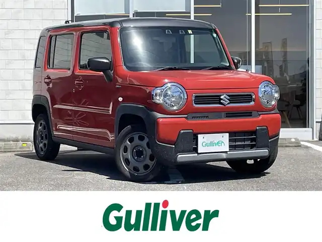スズキ ハスラー HYBRID G 宮崎県 2020(令2)年 1.3万km バーミリオンオレンジ/ガンメタリック2トーン 社外オーディオ/　KENWOOD U330BTH/デュアルカメラブレーキサポート/アイドリングストップ/シートヒーター/ライトレベライザー/ステアリングスイッチ/純正　アルミ　15インチ/純正マット/シガーソケット