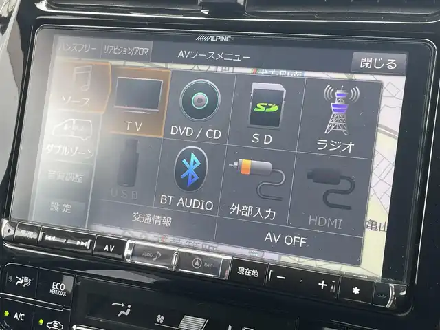 トヨタ プリウス ＰＨＶ S セーフティプラス 滋賀県 2018(平30)年 4.9万km アティチュードブラックマイカ ALPINE9インチナビ/(フルセグ/Bluetooth/CD/DVD)/トヨタセーフティーセンス/・プリクラッシュセーフティ/・レーダークルーズコントロール/・レーンキープアシスト/・Autoハイビーム/LEDオートライト/フォグ/ドラレコ付きデジタルインナーミラー/前席シートヒーター/ステアリングヒーター/バックカメラ/電動格納ミラー/純正フロアマット/ドアバイザー/ETC/充電ケーブル付き/スペアキー