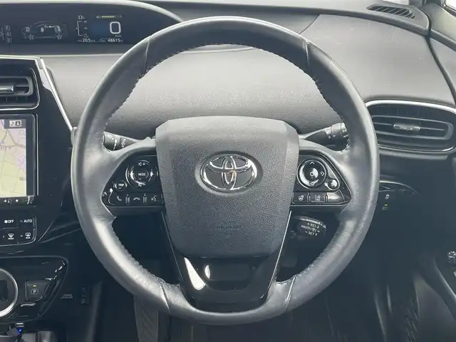 トヨタ プリウス ＰＨＶ S セーフティプラス 滋賀県 2018(平30)年 4.9万km アティチュードブラックマイカ ALPINE9インチナビ/(フルセグ/Bluetooth/CD/DVD)/トヨタセーフティーセンス/・プリクラッシュセーフティ/・レーダークルーズコントロール/・レーンキープアシスト/・Autoハイビーム/LEDオートライト/フォグ/ドラレコ付きデジタルインナーミラー/前席シートヒーター/ステアリングヒーター/バックカメラ/電動格納ミラー/純正フロアマット/ドアバイザー/ETC/充電ケーブル付き/スペアキー