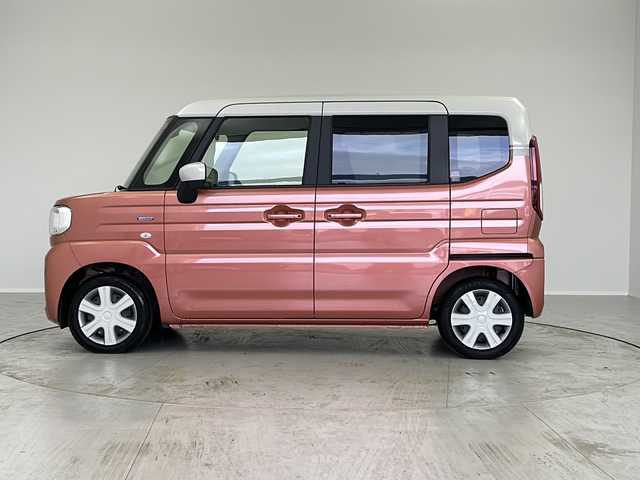 スズキ スペーシア HYBRID X 茨城県 2023(令5)年 0.1万km コーラルオレンジメタリック/ソフトベージュメタリック 追従型クルーズコントロール /ブレーキホールド /衝突被害軽減ブレーキ /両側パワースライドドア /オートライト /ハイビームアシスト /シートヒーター /標識認識機能 /低車速支援 /発信お知らせ /禁煙車