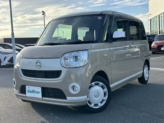 ダイハツ ムーヴ キャンバス G ホワイトアクセント リミテッド SAⅢ 奈良県 2020(令2)年 5.6万km ナチュラルベージュマイカM 全方位カメラ　/ECLIPSEナビ　/フルセグTV　/Bluetooth　/両側パワースライドドア　/コーナーセンサー　/ドラレコ前後　/ETC　/オートマチックハイビーム　/オートライト/衝突軽減システム　/レーンキープアシスト　/スペアキー1本/LEDヘッドライト/　
