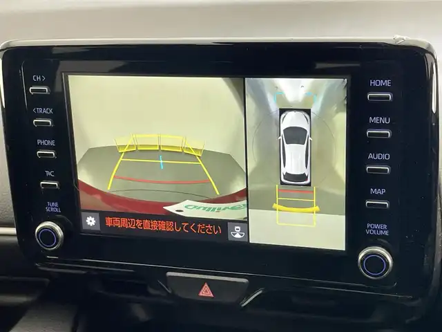 トヨタ ヤリス ハイブリッド Z 愛知県 2020(令2)年 5.6万km センシュアルレッドマイカ 純正８型ナビ　全方位カメラ　追従クルコン　セーフティセンス　禁煙車　フルセグＴＶ　Ｂｌｕｅｔｏｏｔｈ　コーナーセンサー　パーキングアシスト　車線逸脱　衝突軽減　シートヒーター　ドラレコ　ＬＥＤライト　純正フロアマット　スマートキー　プッシュスタート