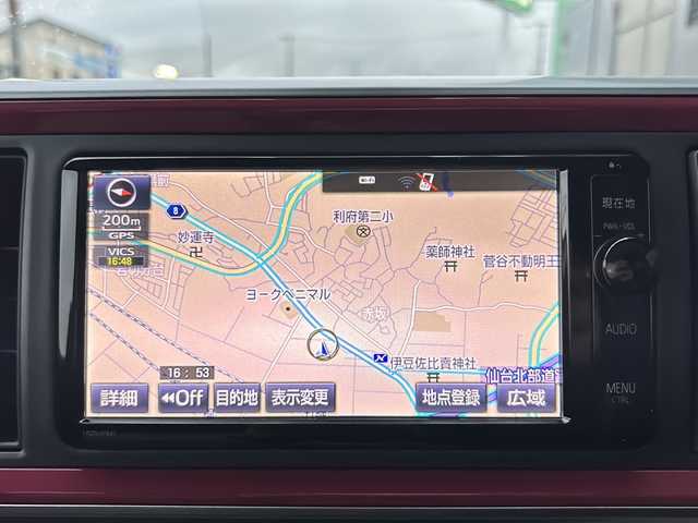 トヨタ パッソ モーダ　S 宮城県 2016(平28)年 2.7万km ブラックマイカメタリック/ファインブルーマイカメタリック 2トーン 純正ナビ　/スマートアシスト　/バックモニター　/衝突被害軽減ブレーキ　/レーンキープアシスト　/ＥＴＣ　/ドライブレコーダー　/スマートキー　/フルオートエアコン　　/純正１４ＡＷ　/ＬＥＤヘッドランプ　/ルーフブラック