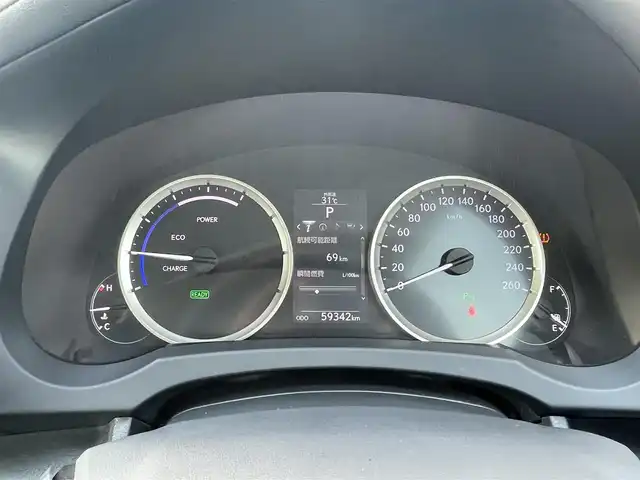 レクサス ＩＳ 300h 千葉県 2014(平26)年 6万km ソニックチタニウム レクサスプレミアムサウンド/衝突軽減ブレーキ/レーダークルーズコントロール/クリアランスソナー/純正SDナビ/・フルセグ/BT/BD/DVD/CD/USB/バックカメラ/ステアリングスイッチ/パドルシフト/ETC2.0/ハーフレザーシート/パワーシート(D/N席)/シートヒーター(D/N席)/アイドリングストップ/LEDヘッドライト/オートライト/フォグライト/スマートキー/プッシュスタート