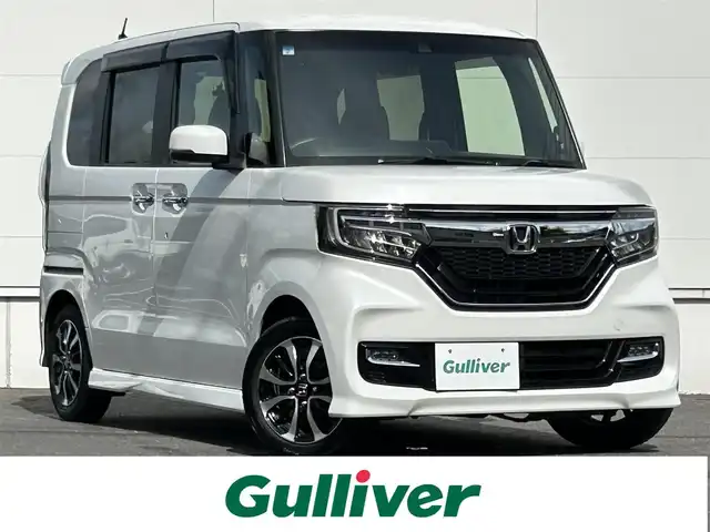 ホンダ Ｎ ＢＯＸ カスタム G L ホンダセンシング 佐賀県 2019(平31)年 2.6万km プラチナホワイトパール ホンダセンシング　/レーダークルーズコントロール　/レーンキープアシスト　/片側パワースライドドア　/純正14インチAW　/社外リアドラレコ　/LEDヘッドライト　/オートライト　/フォグランプ/ETC/オーディオ