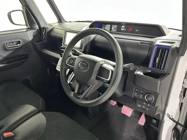ダイハツ タント カスタム X 佐賀県 2022(令4)年 5万km シャイニングホワイトパール 社外7インチナビ/フルセグTV/Bluetooth/CD/DVD/バックカメラ/ETC/前方ドライブレコーダー/両側パワースライドドア/ウェルカムドアオープン/運転席・助手席シートヒーター/運転席ロングスライドシート/衝突被害軽減ブレーキ/コーナーセンサー/純正14インチアルミホイール