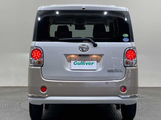 ダイハツ ムーヴ キャンバス G メイクアップ リミテッド　SAⅢ 愛媛県 2019(令1)年 4.7万km パールホワイトⅢ/ナチュラルベージュマイカメタリック 2トーン スマートアシスト3/衝突回避支援ブレーキ/衝突警報機能/車線逸脱警報機能/誤発進抑制制御機能/オートハイビーム機能/社外メモリーナビ/全方位カメラ/ワンセグテレビ/Bluetooth/両側パワースライドドア/スマートキー /LEDヘッドライト/革調シートカバー
