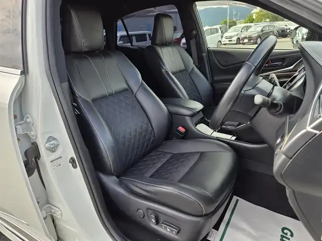 トヨタ ハリアー エレガンス 鹿児島県 2014(平26)年 7.8万km ホワイトパールクリスタルシャイン モデリスタフルエアロ　/社外アルミホイール（１９インチ）/ワンオーナー/ビルトインＥＴＣ　/社外ＳＤナビ　/Ｂｌｕｅｔｏｏｔｈ　/バックカメラ　/Ｄ席パワーシート　/ハーフレザー　/ＭＴモード付きＡＴ　/ＬＥＤヘッドライト/横滑り防止装置/プッシュスタート/スマートキー/エアバッグ(W+サイド)/カーテンエアバッグ