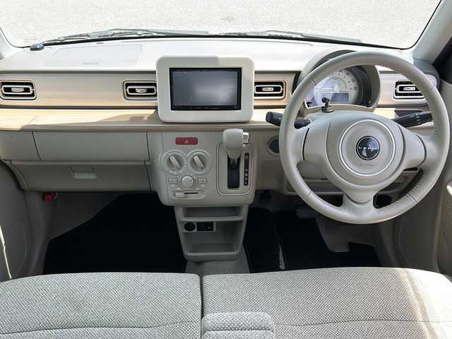 スズキ ラパン S 石川県 2018(平30)年 4.8万km ピュアホワイトP 7インチナビ（MDV-D4058T)/・Bluetooth/・CD/DVD/・ワンセグTV/・AM/FM/レーダーブレーキサポート/衝突被害軽減ブレーキ/HIDオートヘッドライト/アイドリングストップ/D席シートヒーター/フロアマット/横滑り防止/プッシュスタート/電格ミラー/純正ドアバイザー/ETC
