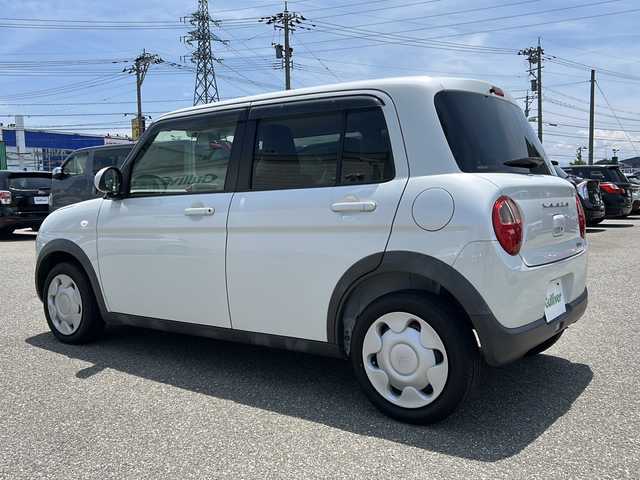スズキ ラパン S 石川県 2018(平30)年 4.8万km ピュアホワイトP 7インチナビ（MDV-D4058T)/・Bluetooth/・CD/DVD/・ワンセグTV/・AM/FM/レーダーブレーキサポート/衝突被害軽減ブレーキ/HIDオートヘッドライト/アイドリングストップ/D席シートヒーター/フロアマット/横滑り防止/プッシュスタート/電格ミラー/純正ドアバイザー/ETC