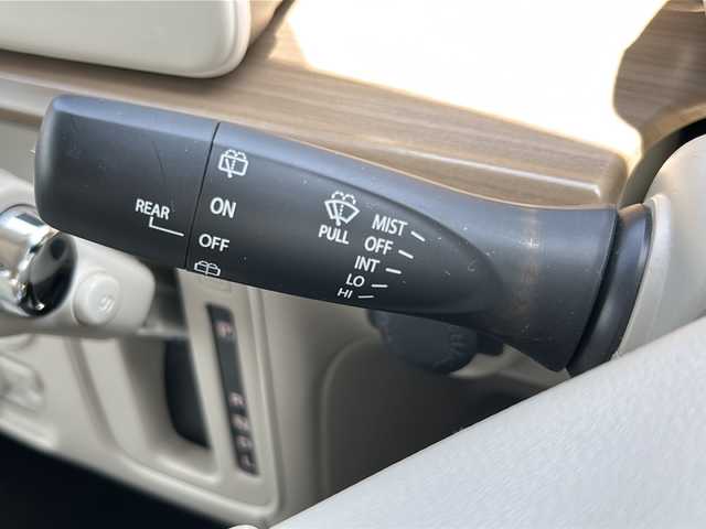 スズキ ラパン S 石川県 2018(平30)年 4.8万km ピュアホワイトP 7インチナビ（MDV-D4058T)/・Bluetooth/・CD/DVD/・ワンセグTV/・AM/FM/レーダーブレーキサポート/衝突被害軽減ブレーキ/HIDオートヘッドライト/アイドリングストップ/D席シートヒーター/フロアマット/横滑り防止/プッシュスタート/電格ミラー/純正ドアバイザー/ETC