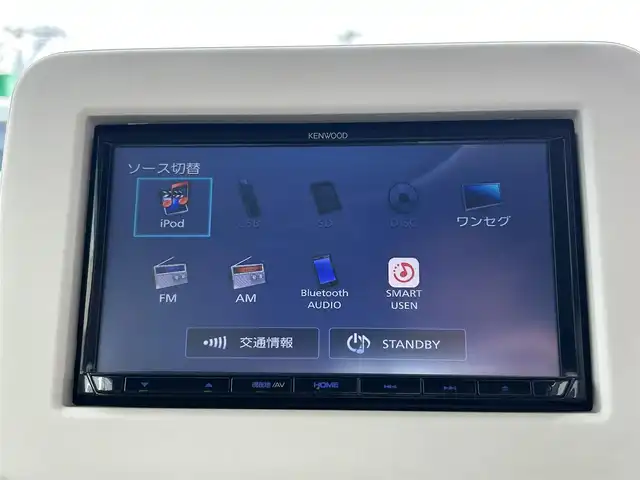 スズキ ラパン S 石川県 2018(平30)年 4.8万km ピュアホワイトP 7インチナビ（MDV-D4058T)/・Bluetooth/・CD/DVD/・ワンセグTV/・AM/FM/レーダーブレーキサポート/衝突被害軽減ブレーキ/HIDオートヘッドライト/アイドリングストップ/D席シートヒーター/フロアマット/横滑り防止/プッシュスタート/電格ミラー/純正ドアバイザー/ETC
