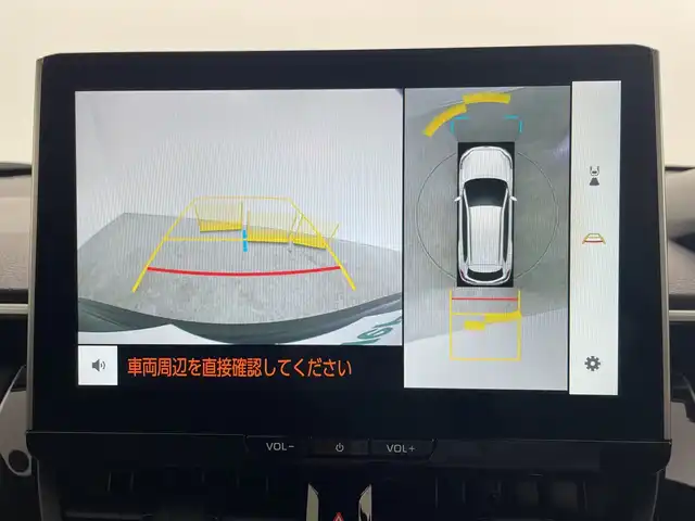 トヨタ カローラ クロス ハイブリッド Z 群馬県 2025(令7)年 0.2万km アティチュードブラックマイカ ガラスルーフ　純正１０．５型ナビ　フルセグＴＶ　全周囲カメラ　前席シートヒーター　電動リアゲート　衝突被害軽減ブレーキ　パーキングアシスト　ＢＳＭ　前後ドラレコ　ＥＴＣ２．０　スマートキー　禁煙車