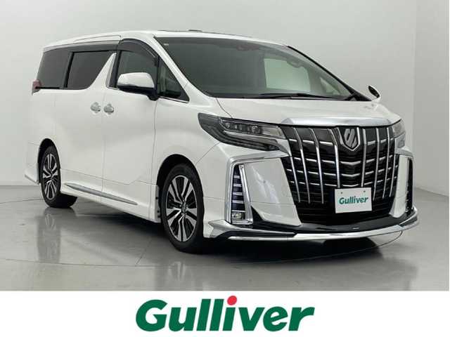 トヨタ アルファード S Cパッケージ 熊本県 2018(平30)年 8万km ホワイトパールクリスタルシャイン モデリスタエアロフル　/サンルーフ　/純正ナビ（ＣＤ・ＤＶＤ・フルセグ・ＢＴ・ＳＤ・ＨＤＭＩ）/バックカメラ　/純正フリップダウンモニター/社外前方ドライブレコーダー　/ビルトインＥＴＣ　/両側パワースライドドア/前席シートヒーター/前席エアーシート/前席パワーシート/ステアリングヒーター/オットマン/衝突軽減ブレーキ/横滑り防止/前後クリアランスソナー/デジタルインナーミラー/純正フロアマット/純正１８インチAW/オートライト/三眼LEDヘッドライト/オートマチックハイビーム/フォグライト/スマートキー/プッシュスタート/取扱説明書