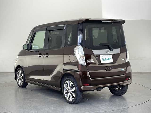 日産 デイズ ルークス ハイウェイスターX Gパッケージ 長野県 2014(平26)年 5.5万km モカブラウンP 4WD/両側パワースライドドア /純正SDナビ/フルセグテレビ/全周囲カメラ/Bluetooth接続/フォグランプ/プッシュスタート/純正15インチAW装着/ドアバイザー/電動格納ミラー/二列目サンシェード/シートリフター/サーキュレーター/プッシュスタート/スマートキー/スペアキー1本