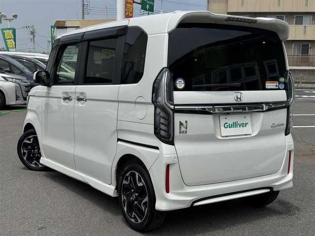 ホンダ Ｎ ＢＯＸ カスタム G L ターボ ホンダセンシング 千葉県 2020(令2)年 5.4万km プラチナホワイトパール ワンオーナー車/ホンダセンシング /衝突軽減ブレーキ/レーダークルーズコントロール/レーンキープアシスト/純正SDナビ/フルセグTV/Bluetooth/バックカメラ/両側電動スライドドア/ハーフレザーシート/シートヒーター /保証書・取説/スペアキー