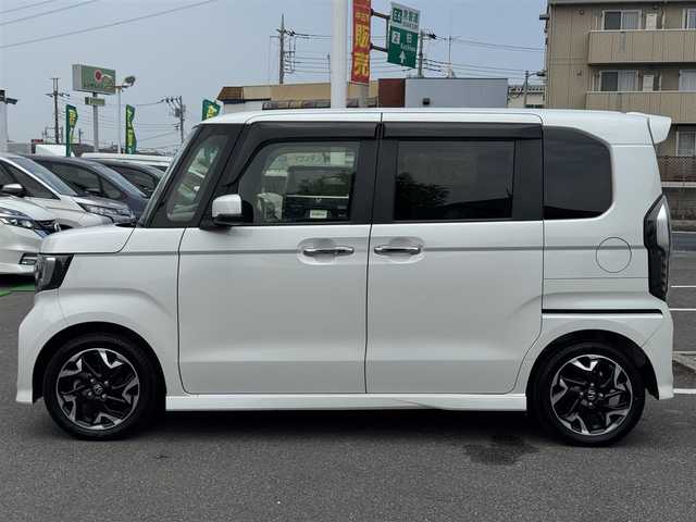 ホンダ Ｎ ＢＯＸ カスタム G L ターボ ホンダセンシング 千葉県 2020(令2)年 5.4万km プラチナホワイトパール ワンオーナー車/ホンダセンシング /衝突軽減ブレーキ/レーダークルーズコントロール/レーンキープアシスト/純正SDナビ/フルセグTV/Bluetooth/バックカメラ/両側電動スライドドア/ハーフレザーシート/シートヒーター /保証書・取説/スペアキー