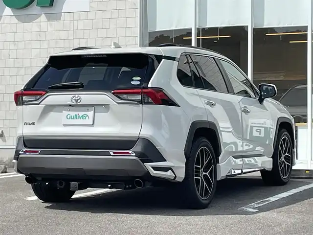 トヨタ ＲＡＶ４ G Zパッケージ 宮崎県 2019(平31)年 5.3万km ホワイトパールクリスタルシャイン 純正SDナビ/（CD/DVD/AM/FM/BT/USB/HDMI)/フルセグTV/バックカメラ/ステアリングスイッチ/レーダークルーズコントロール/D席パワーシート/D席/N席シートヒーター/ステアリングヒーター/パワーバックドア /レザーシート/デジタルインナーミラー/ドライブレコーダー/モデリスタエアロ/ビルトインETC