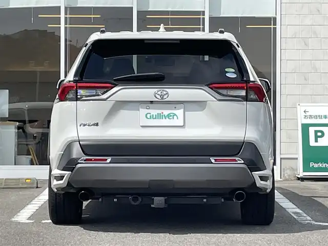 トヨタ ＲＡＶ４ G Zパッケージ 宮崎県 2019(平31)年 5.3万km ホワイトパールクリスタルシャイン 純正SDナビ/（CD/DVD/AM/FM/BT/USB/HDMI)/フルセグTV/バックカメラ/ステアリングスイッチ/レーダークルーズコントロール/D席パワーシート/D席/N席シートヒーター/ステアリングヒーター/パワーバックドア /レザーシート/デジタルインナーミラー/ドライブレコーダー/モデリスタエアロ/ビルトインETC