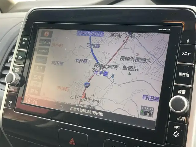日産 セレナ ハイウェイスター G 長崎県 2016(平28)年 7.8万km インペリアルアンバーP 衝突被害軽減ブレーキ/両側パワースライドドア/左側ハンズフリーパワースライドドア/フリップダウンモニター/ディーラーOP・SDナビ【MM519D-L】/（Bluetooth接続・フルセグTV）/DVD・Blu-ray再生/全方位カメラ・バックカメラ/クルーズコントロール/パーキングアシスト/ETC/LEDオートヘッドライト/フォグライト/アイドリングストップ/横すべり防止装置/スマートキー・スペアキー/ISOFIX