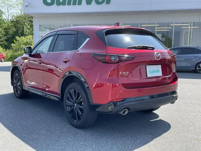 マツダ ＣＸ－５ 25S スポーツアピアランス 青森県 2022(令4)年 4万km ソウルレッドクリスタルM ワンオーナー/純正10インチHDDナビ/・フルセグTV/・バック/フロント/サイド/全方位カメラ/・Bluetooth接続/衝突被害軽減システム/横滑り防止装置/レーンキープアシスト/レザーシート/前席パワーシート/前席シートヒーター/純正ETC/ドライブレコーダー/純正AW（19inch)/純正フロアマット/ステアリングスイッチ/純正LEDライト/スペアキー１本/保証書/取扱説明書