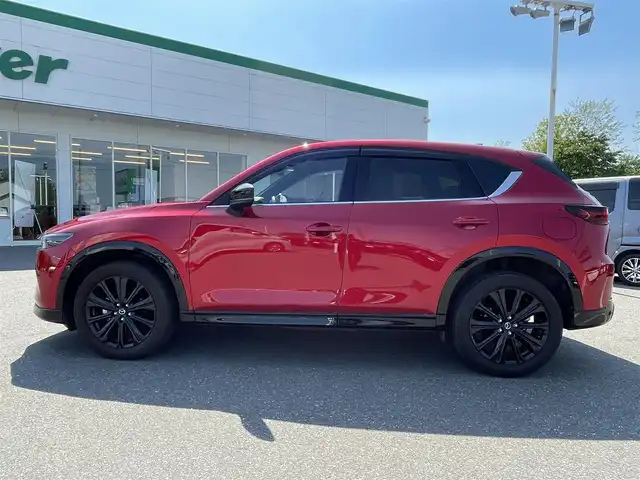 マツダ ＣＸ－５ 25S スポーツアピアランス 青森県 2022(令4)年 4万km ソウルレッドクリスタルM ワンオーナー/純正10インチHDDナビ/・フルセグTV/・バック/フロント/サイド/全方位カメラ/・Bluetooth接続/衝突被害軽減システム/横滑り防止装置/レーンキープアシスト/レザーシート/前席パワーシート/前席シートヒーター/純正ETC/ドライブレコーダー/純正AW（19inch)/純正フロアマット/ステアリングスイッチ/純正LEDライト/スペアキー１本/保証書/取扱説明書
