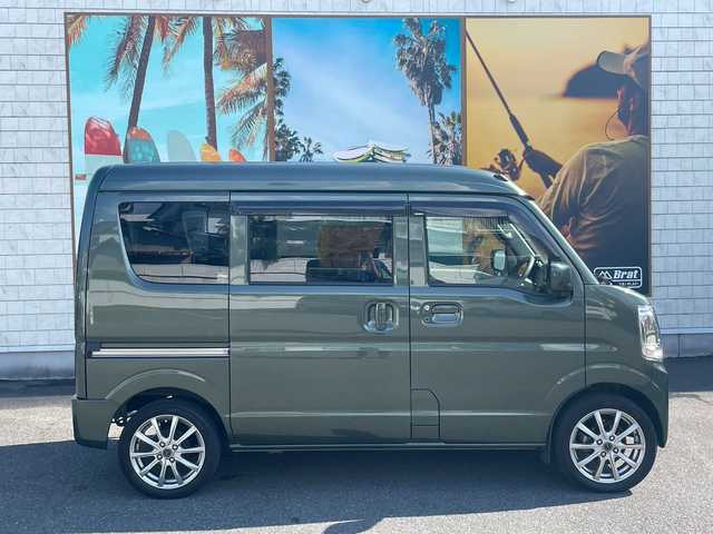 スズキ エブリイ JOINターボ 宮崎県 2024(令6)年 1.6万km クールカーキPM ATOTOディスプレイオーディオ　/USB充電ポート　/シートヒーター　/ETC　/ドラレコ　/コーナーセンサー　/ブレーキサポート　/アイストップ　/レーンキープ　/スマートキー　/プッシュボタン　/純正フロアマット