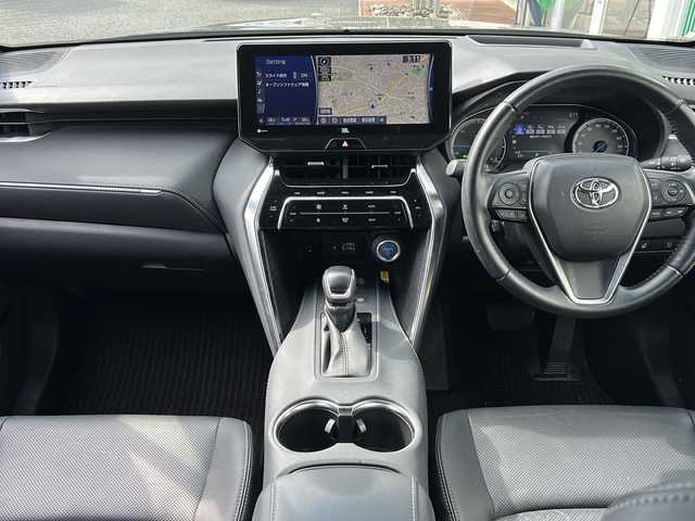 トヨタ ハリアー ハイブリッド Z レザーパッケージ 福岡県 2021(令3)年 7.2万km ブラック ・JBL12/3インチメーカーナビ/-BT/フルセグTV/AppleCarPlay/AndroidAuto/・全方位カメラ/・純正デジタルインナーミラー/・レーダークルーズコントロール/・BSM/・HUD/・RCTA/・RSA/・衝突軽減ブレーキ/・置くだけ充電/・ヒートステアリング/・電動パーキングブレーキ/・ブレーキホールド/・電動チルト/・運転席メモリシート/・ステアリングリモコン/・前席パワーシート/・ISOFIX/・ETC2.0
