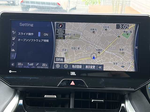 トヨタ ハリアー ハイブリッド Z レザーパッケージ 福岡県 2021(令3)年 7.2万km ブラック ・JBL12/3インチメーカーナビ/-BT/フルセグTV/AppleCarPlay/AndroidAuto/・全方位カメラ/・純正デジタルインナーミラー/・レーダークルーズコントロール/・BSM/・HUD/・RCTA/・RSA/・衝突軽減ブレーキ/・置くだけ充電/・ヒートステアリング/・電動パーキングブレーキ/・ブレーキホールド/・電動チルト/・運転席メモリシート/・ステアリングリモコン/・前席パワーシート/・ISOFIX/・ETC2.0