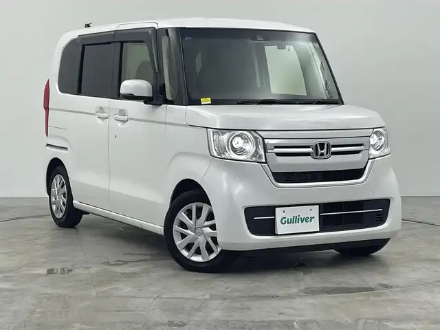 ホンダ Ｎ ＢＯＸ L 群馬県 2021(令3)年 6.1万km プラチナホワイトパール 社外7インチナビ/クルーズコントロール/シートヒーター/バックカメラ/Pソナー/衝撃軽減ブレーキ/横滑り防止/前後ドラレコ