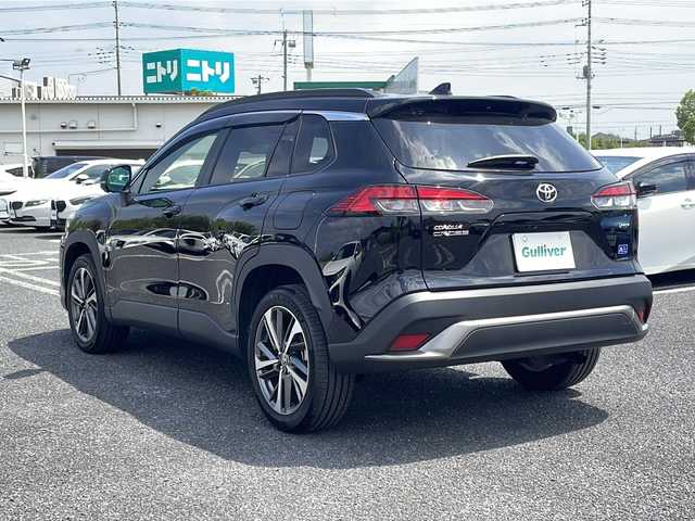 トヨタ カローラ クロス ハイブリッド Z 千葉県 2024(令6)年 1.1万km アティチュードブラックマイカ ナビ 全方位カメラ フルセグTV シートヒーター ビルトインETC おくだけ充電 クルコン タイプC パーキングアシスト AHB 電動リアドア ルーフレール LEDライト オートライト 18インチAW