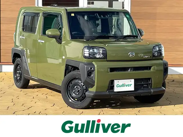 ダイハツ タフト X 宮崎県 2020(令2)年 3.8万km フォレストカーキメタリック ワンオーナー/メモリナビ/フルセグテレビ/バックカメラ/アイドリングストップ/ETC/プッシュスタート/スマートアシストIII/ドライブレコーダー/ガラスルーフ/USB
