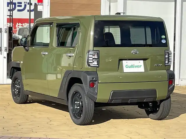 ダイハツ タフト X 宮崎県 2020(令2)年 3.8万km フォレストカーキメタリック ワンオーナー/メモリナビ/フルセグテレビ/バックカメラ/アイドリングストップ/ETC/プッシュスタート/スマートアシストIII/ドライブレコーダー/ガラスルーフ/USB