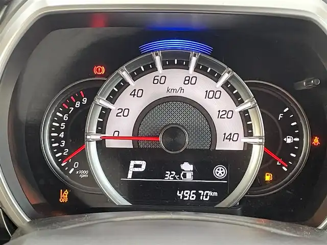スズキ スペーシア カスタム HYBRID XS ターボ 福岡県 2019(令1)年 5万km アクティブイエロー/ブラック2トーンルーフ ・デュアルセンサーブレーキサポート /・Stradaナビ（CN-RE06WD）/・フルセグTV /・パドルシフト /・両側パワースライドドア /・後席サーキュレーター /・LEDヘッドライト/フォグランプ /・D席シートヒーター /・クルーズコントロール/・オートライト/・スマートキー/プッシュスタート/・ETC