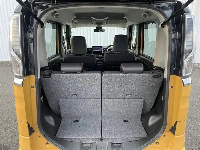 スズキ スペーシア カスタム HYBRID XS ターボ 福岡県 2019(令1)年 5万km アクティブイエロー/ブラック2トーンルーフ ・デュアルセンサーブレーキサポート /・Stradaナビ（CN-RE06WD）/・フルセグTV /・パドルシフト /・両側パワースライドドア /・後席サーキュレーター /・LEDヘッドライト/フォグランプ /・D席シートヒーター /・クルーズコントロール/・オートライト/・スマートキー/プッシュスタート/・ETC
