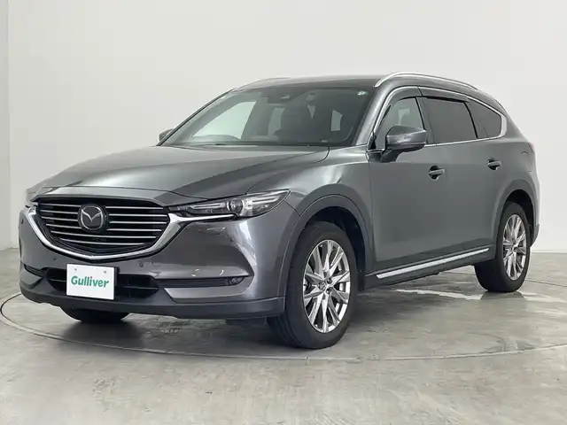 マツダ ＣＸ－８ XD Lパッケージ 群馬県 2018(平30)年 7.4万km マシーングレープレミアムM 純正ナビ　全周囲カメラ　衝突被害軽減ブレーキ　アダプティブクルーズコントロール　電動リアゲート　純正ビルトインＥＴＣ　アイドリングストップ　パワーシート　シートヒーター　純正ドライブレコーダー　禁煙車