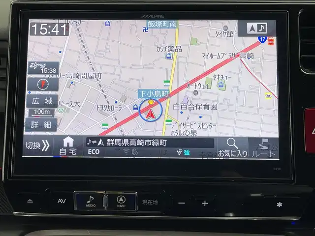ホンダ ステップワゴン スパーダ クールスピリット 群馬県 2016(平28)年 5.5万km プレミアムスパークルブラックパール １０型ナビ　１２．８型後席モニター　バックカメラ　アダプティブクルーズコントロール　レーンキープアシスト　衝突被害軽減ブレーキ　シートヒーター　両側パワースライドドア　ドライブレコーダー　禁煙車